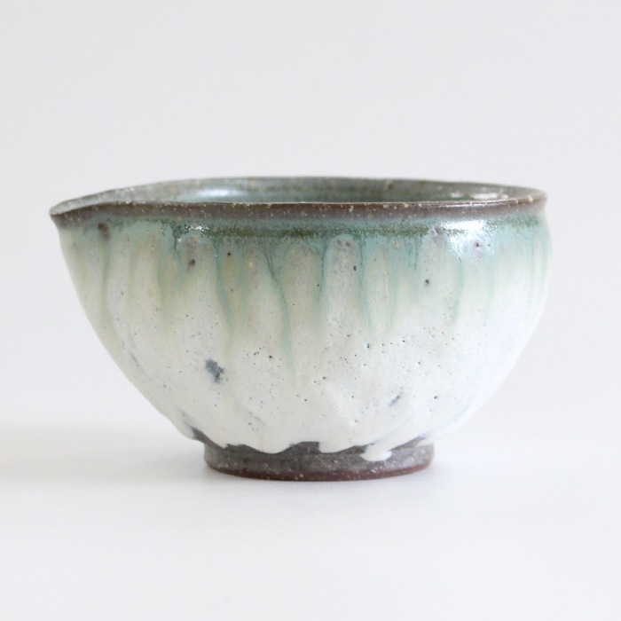 茶道具 抹茶茶碗 片口抹茶碗 アーティチョーク 正村作 美濃焼（Y-3091）