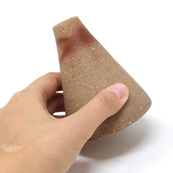 備前焼 陶泉 一輪挿し 花生 花瓶 1017 備前焼 陶泉 一輪挿し