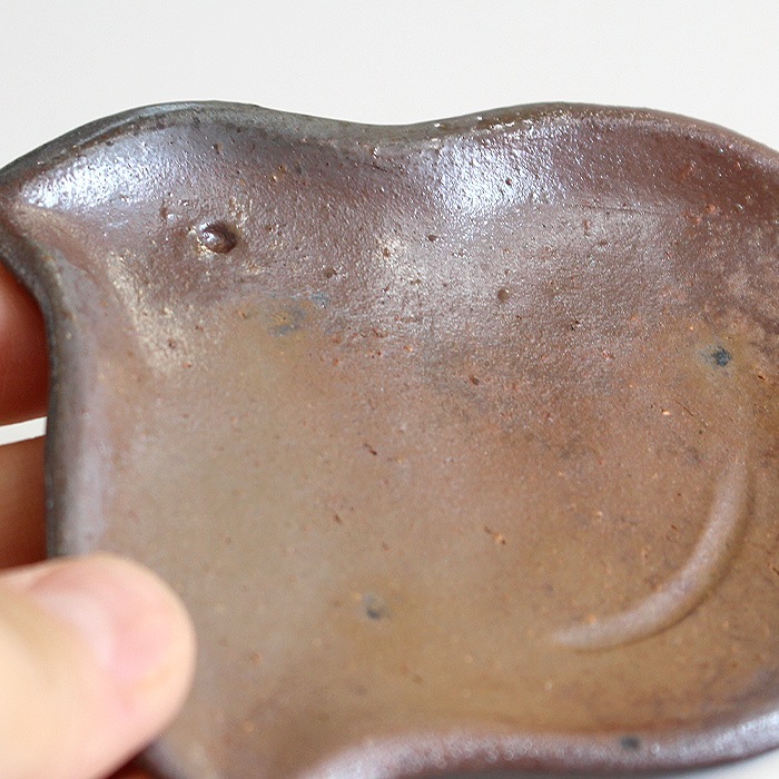 〇【2552】83.面取り酒器、小鉢…備前焼