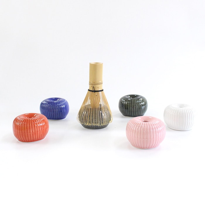 くせ直し 茶筌立て 兼用 美濃焼 6カラー