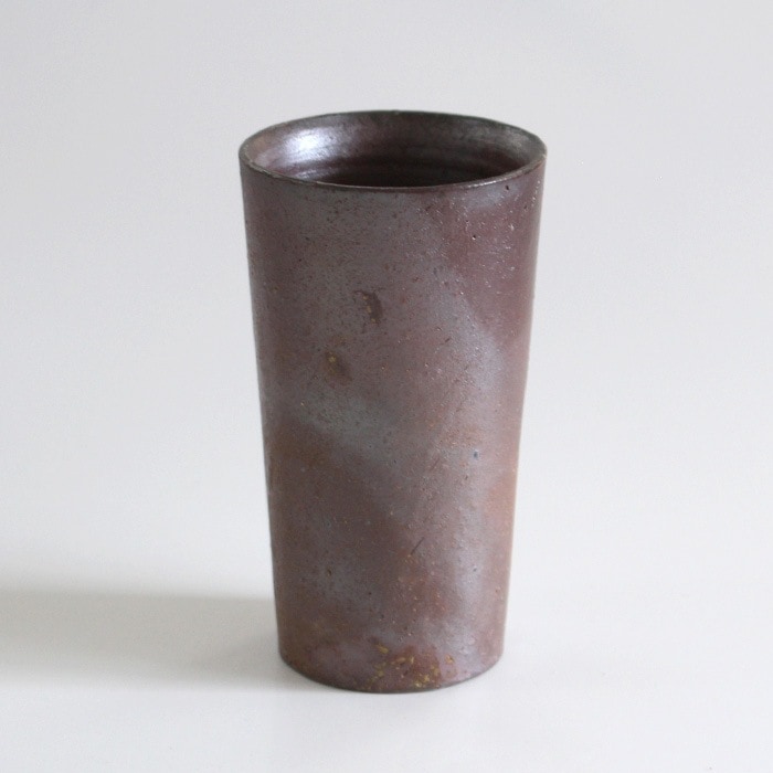 2025窯焚き分再入荷】備前焼 Quiet House まっすぐ タンブラー M