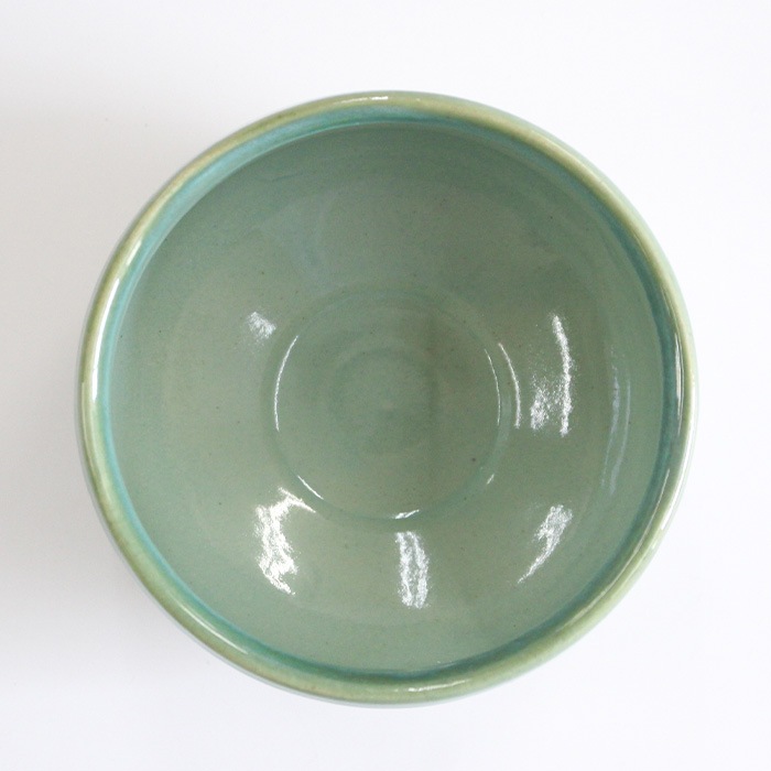 茶道具 抹茶茶碗 美濃焼 均窯 ひわ硝子
