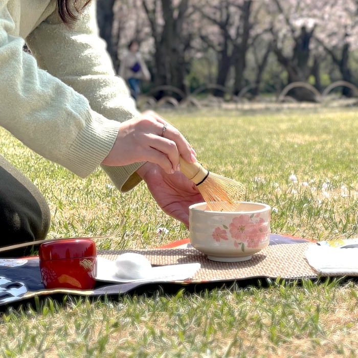 ほんぢ園限定 オリジナル 茶道 抹茶付 カジュアルお茶碗セット