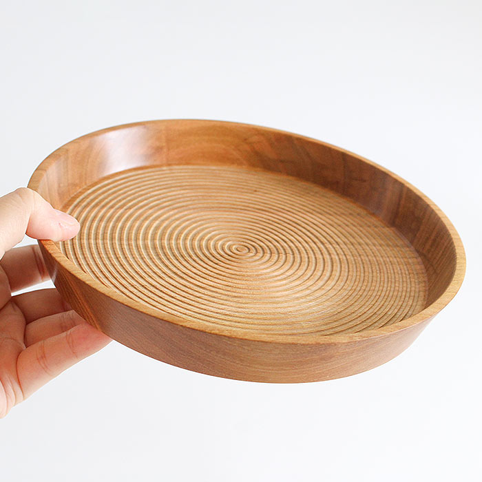 前田昌輝作 トーストプレート（オイル）サクラ 20cm