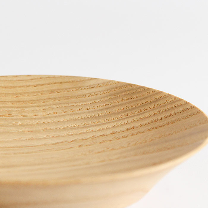 木地菊紋手塩皿、木皿18枚 　A340 前田昌輝作 クリ小皿（オイル） 12cm 木製皿 木皿 木の器 日本製