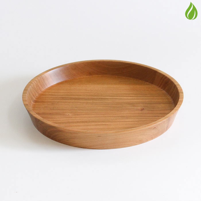 前田昌輝作 切立プレート（オイル）サクラ 20cm