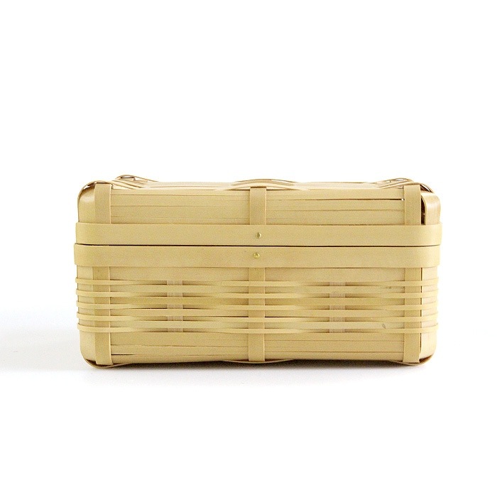 竹細工 角物 真竹（白竹） 弁当箱 小 鹿児島県