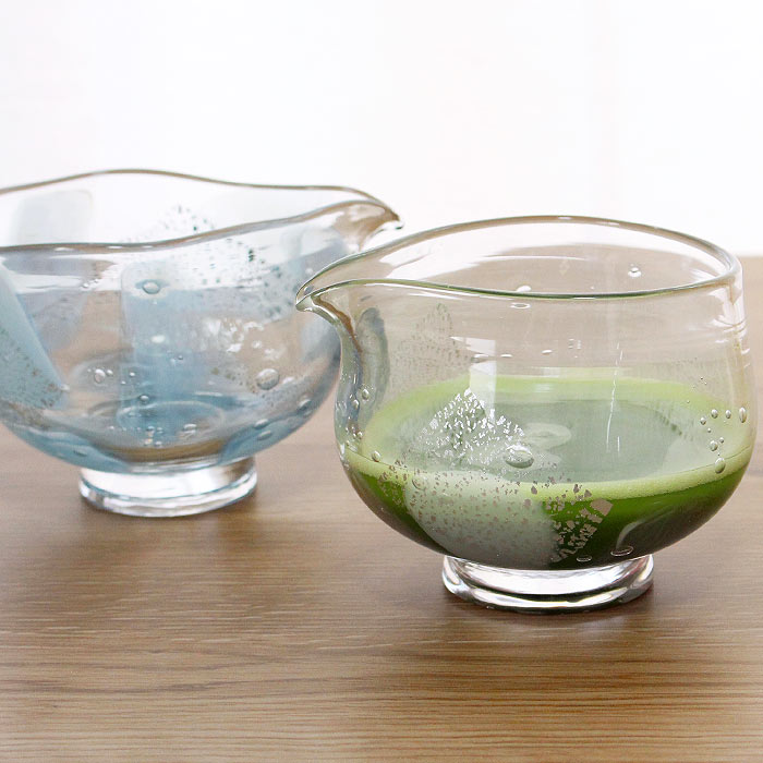 茶道具 ガラス 片口 抹茶茶碗 宙 -Sora- 硝子 ガラス食器 和食器 器 