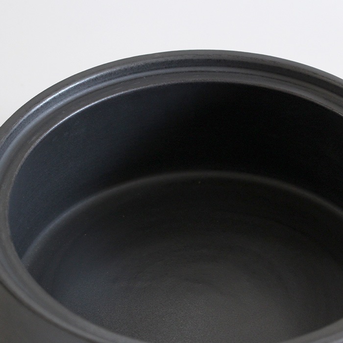 クラフト石川 直火平鍋 22cm【 黒/白 】 1700cc 7号サイズ