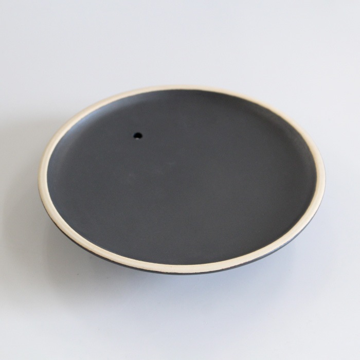 クラフト石川 直火平鍋 22cm【 黒/白 】 1700cc 7号サイズ