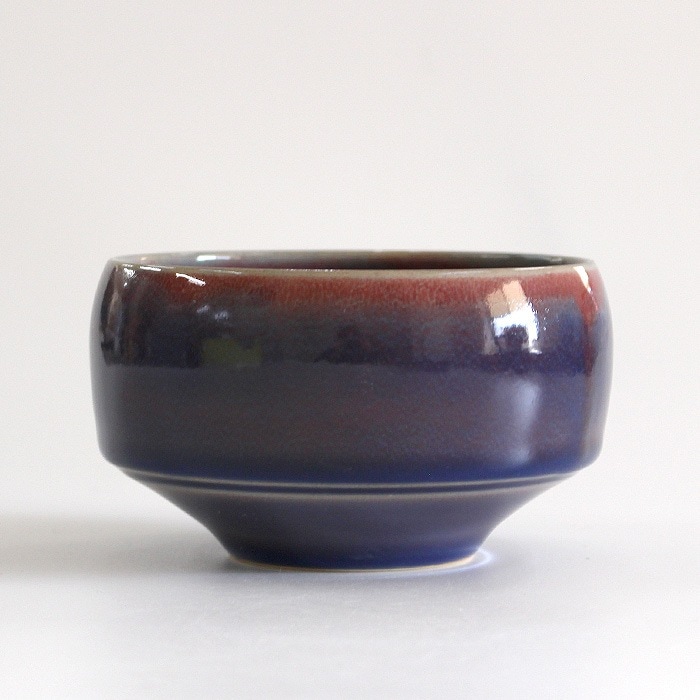 抹茶茶碗 波佐見焼 西海陶器 haku碗 碧 ( あお ) φ11.5×H6.5cm