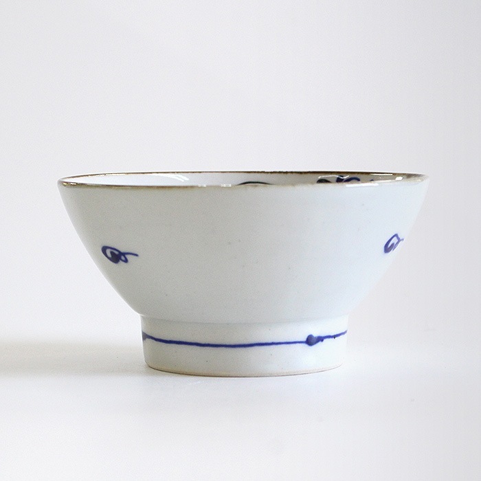 和食器 波佐見焼 西海陶器 kotohogi くらわんか碗 鶴 φ12×H6cm