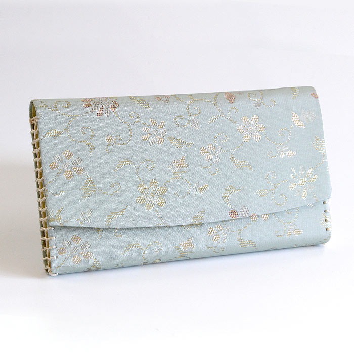 茶道具 名物裂 三ツ折（懐紙入） 絽目小花唐草 （ろめこばなからくさ）