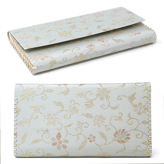 茶道具 名物裂 三ツ折（懐紙入） 絽目小花唐草 （ろめこばなからくさ）