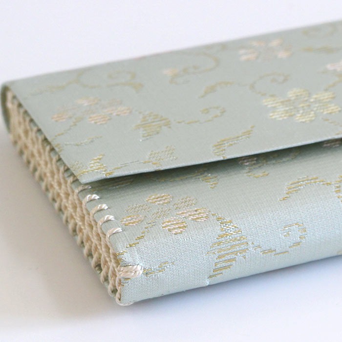 茶道具 名物裂 三ツ折（懐紙入） 絽目小花唐草 （ろめこばなからくさ）