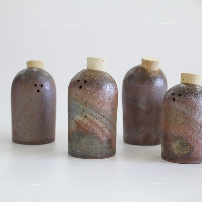 備前焼 Quiet House S＆P 塩コショウ入れ