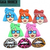 ��NB-FZ-BR-001��Ķ����!Lady GaGa �֥�����!!�ե��å����֥����� ��ǥ��������֥����� �Ĥ�������!�����Ӥ������� BROOCH �ܿ����ѥ�ǥ�