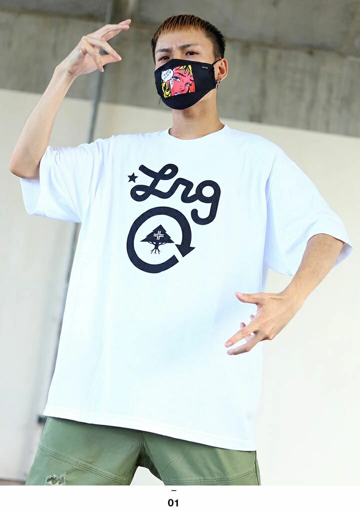 LRG Tシャツ 半袖 メンズ 春夏用 緑 大きいサイズ エルアールジー