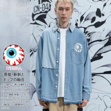 MISHKA Ĺµ����� ��� ��ǥ����� �ս����� �� M-2XL �礭�������� �ߥ��� ���ä����� ������� �ǥ˥� ���ȥ饤�� ���� �������ȥ꡼ ���� KEEPWATCH �ܶ� �ϥ��⡼�� �ҥåץۥå� ���ȥ꡼�ȷ� �֥��� �� ����M21000207