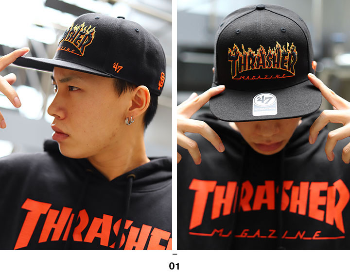 47 × THRASHER キャップ サンフランシスコ ジャイアンツ メンズ