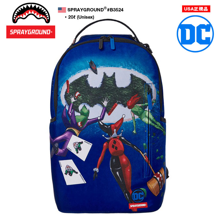 SPRAYGROUND サメデザイン バックパック A4 PC可 大容量 レッド SPRAY