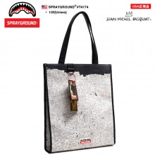 SPRAY GROUND �� �Х����� �ȡ��ȥХå� A4 �礭�� �� �쥶�� �Хå� ��� �� Basquiat ���� ����� �������å� ���ץ졼���饦��� �ȡ��� ���� ��� ������� ���ä����� �쥶�� b�� �ҥåץۥå� �ե��å���� ���ȥ꡼�ȷ� �ϥ� �֥��� 2022�ղ� ���� T4174