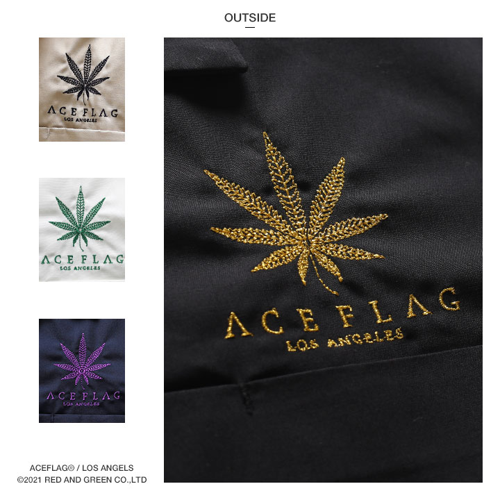 ACEFLAG 半袖シャツ メンズ レディース 全4色 大きいサイズ エース