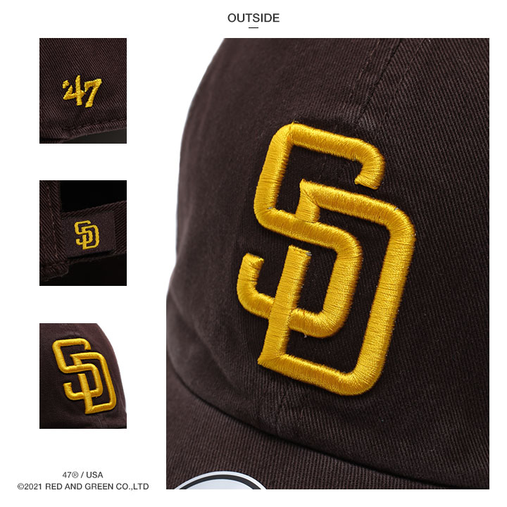 47 キャップ サンディエゴ パドレス メンズ レディース 春夏秋冬用