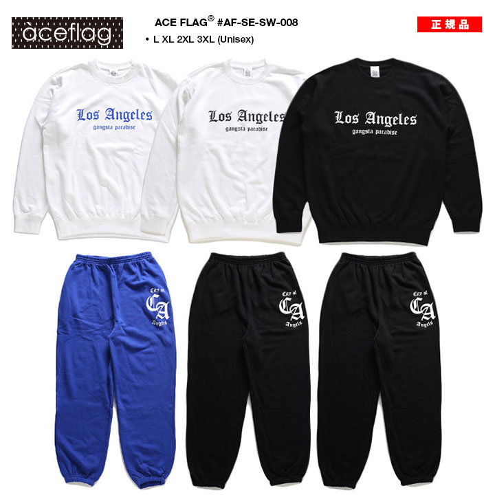 ACEFLAG 上下セット 長袖 ブランド メンズ 春秋冬用 全3色 大きい 