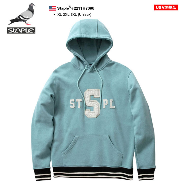 STAPLE パーカー ブランド スケボー フーディ 長袖 スウェット 裏起毛 