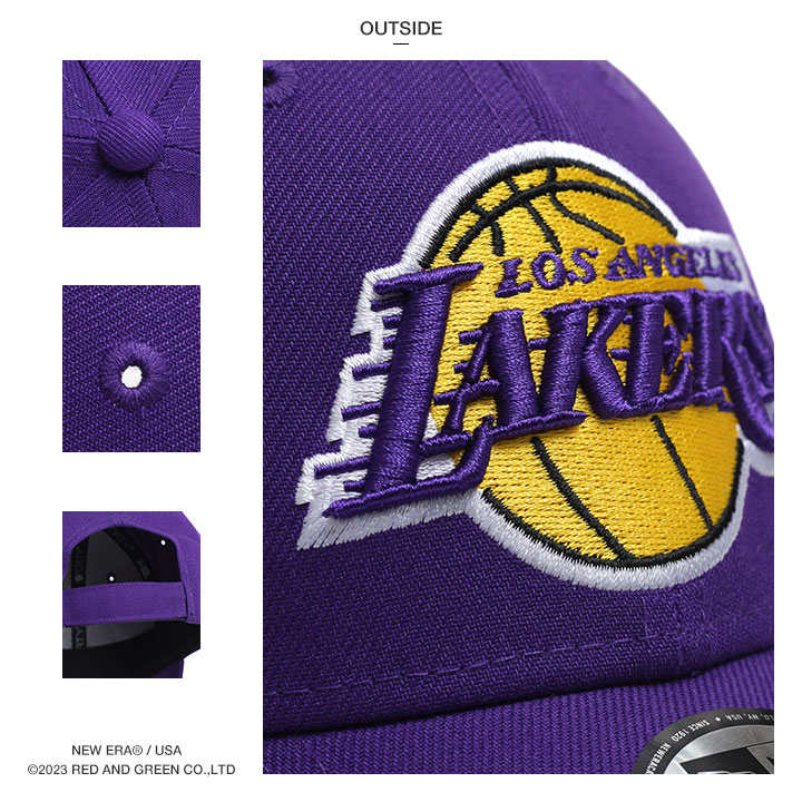 B系　ニューエラ　レイカーズキャップ ニューエラ NEW ERA キャップ ロサンゼルス レイカーズ メンズ