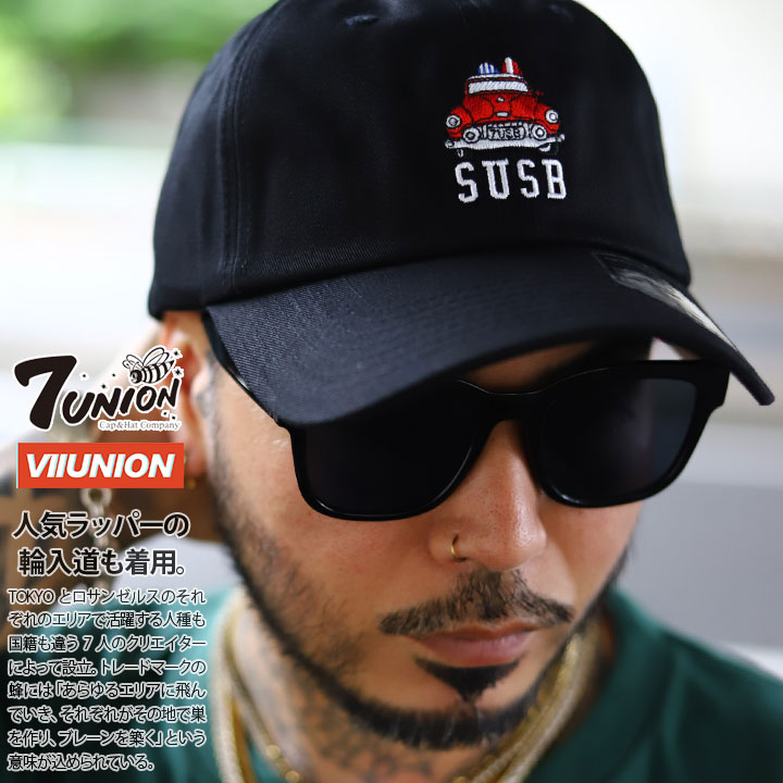 ★即納★ セブンユニオン 7UNION 飾り紐付き キャップ 帽子 7Union 7union キャップ 大きいサイズ セブンユニオン 帽子 cap