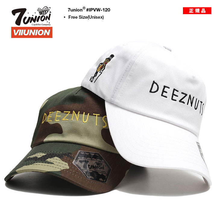 7union キャップ メンズ 緑/白 セブンユニオン 帽子 cap ローキャップ