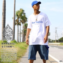 ACE FLAG �岼���å� Ⱦµ T����� �ǥ˥� �ϡ��եѥ�� �����ǥ��å� ��� ��3�� �礭�������� �������ե�å� ���åȥ��å� LA �ӥå����륨�å� Los Angeles b�� �ҥåץۥå� �ե��å���� �ϥ� AF-SE-TS-088