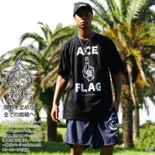 ACE FLAG �岼���å� Ⱦµ �֥��� T����� �ϡ��եѥ�� ��� ��2�� �礭�������� �������ե�å� ���åȥ��å� �ӥå����륨�å� ��� �ե��å������� �ڥ����꡼ b�� ���ȥ꡼�ȷ� �ϥ� �� ���� AF-SE-TS-103