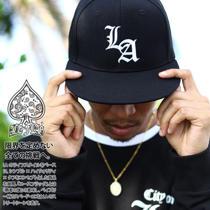 ACE FLAG キャップ メンズ 黒 大きいサイズ エースフラッグ 帽子