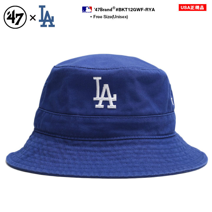 MLB - 【限定品】ドジャース　LAハット　バケットハット NEW ERA ニューエラ バケットハット ロサンゼルス ドジャース