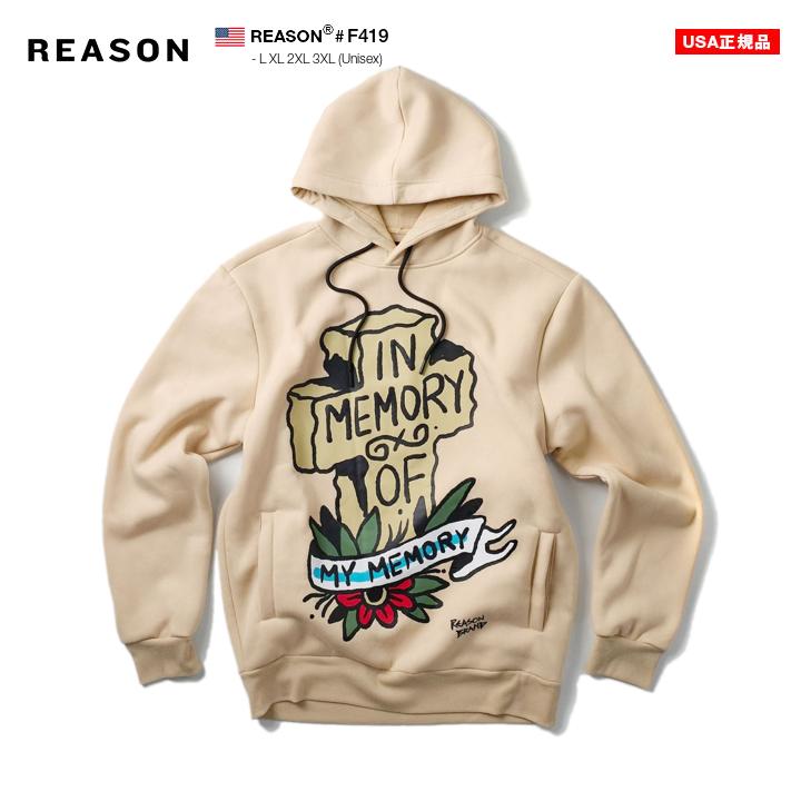 残り僅か REASON パーカー ブランド スケボー フーディ 長袖 スウェット 裏起毛 メンズ カーキ 大きいサイズ リーズン フードパーカー トップス 十字架 クロス オーバーサイズ ビッグシルエット b系 ヒップホップ ファッション ストリート系 ハイ 服 新作 F419 REASON パーカー ブランド スケボー フーディ 長袖 スウェット 裏起毛
