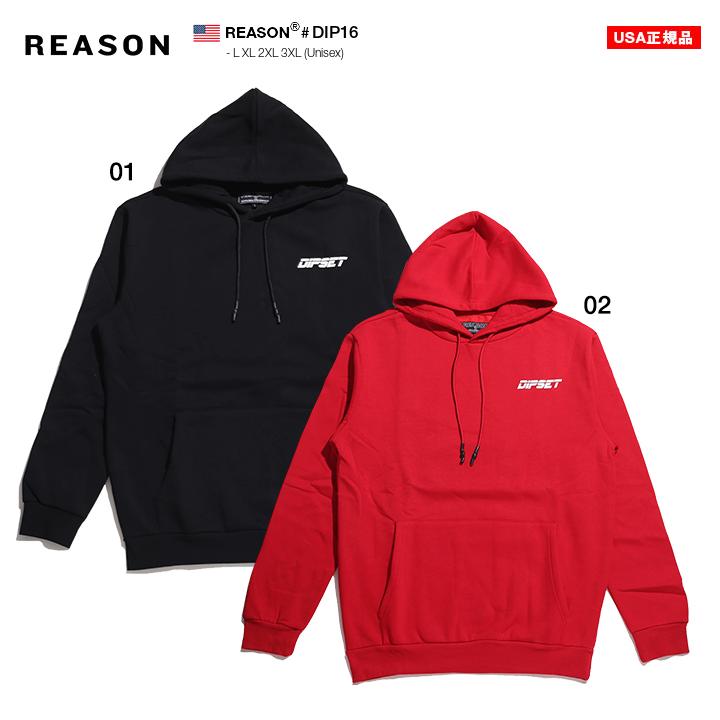 REASON × Dipset パーカー ブランド 長袖 スウェット 裏起毛 メンズ 春 