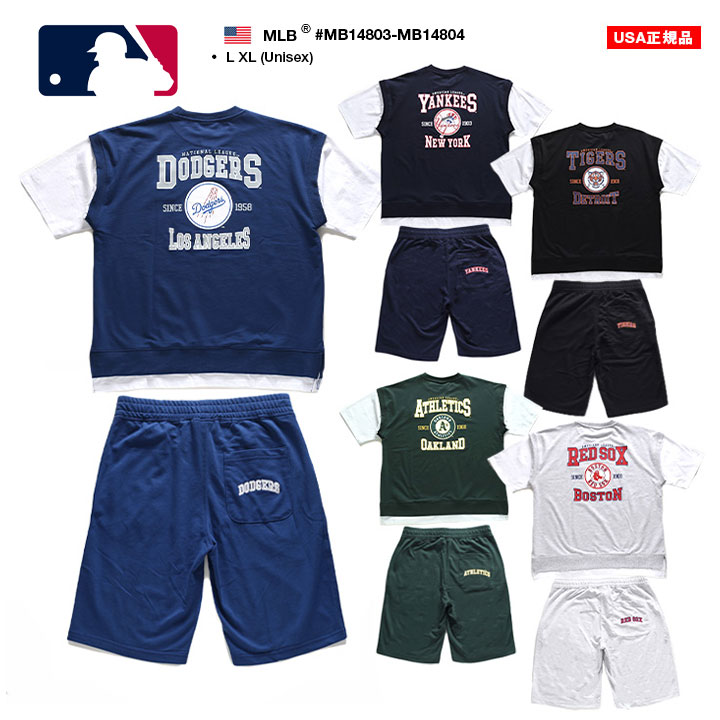 ✨️ ロサンゼルスドジャース‼️アナハイムエンゼルスのハーフパンツ‼️2点セット✨️ MLB ロサンゼルス ドジャース 上下セット 半袖 ブランド Tシャツ