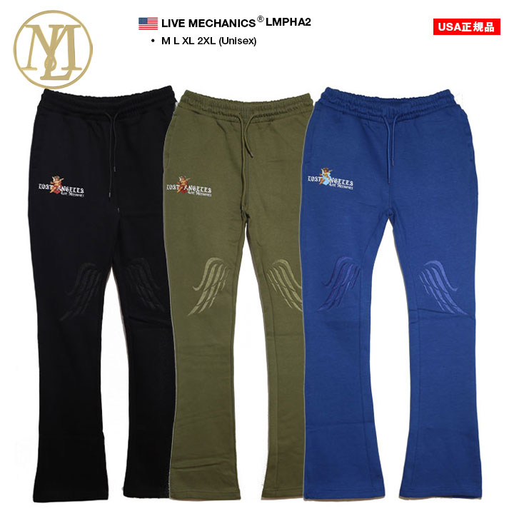 LIVE MECHANICS スウェットパンツ フレアパンツ ベルボトム フレアー