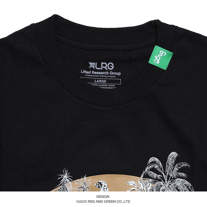 LRG Tシャツ 半袖 メンズ 春夏用 黒 大きいサイズ エルアールジー