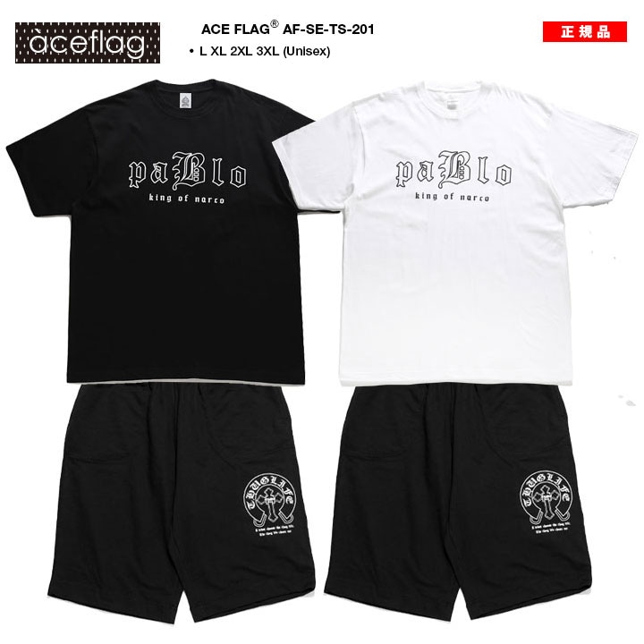 ACE FLAG 上下セット 半袖 ブランド Tシャツ ハーフパンツ メンズ 春夏