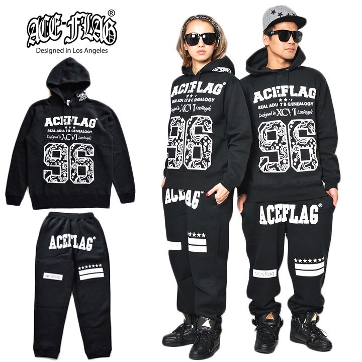 B系 ヒップホップ ストリート系 ファッション 服 メンズ レディース 上下セット Af Se Pa 002 96 Hoodie Set Up エースフラッグ Aceflag セットアップ フーディ S M L Xl 2xl 大きいサイズ 正規 ギフト 本格派大人のb系 公式通販