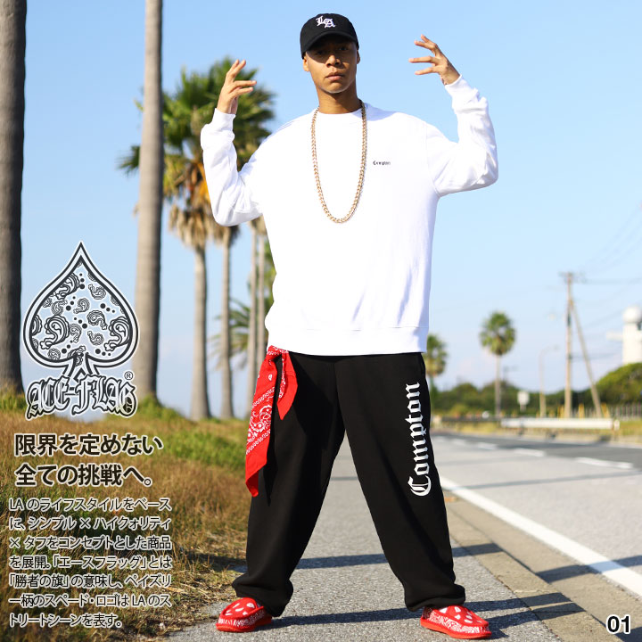 ACE FLAG 岼å Ĺµ ܡ  ս / 礭 եå åȥå ȥ졼ʡ 岼 Compton ץȥ ɽ ӥå륨å b ҥåץۥå ȥ꡼ȷ ϥ  AF-SE-SW-025