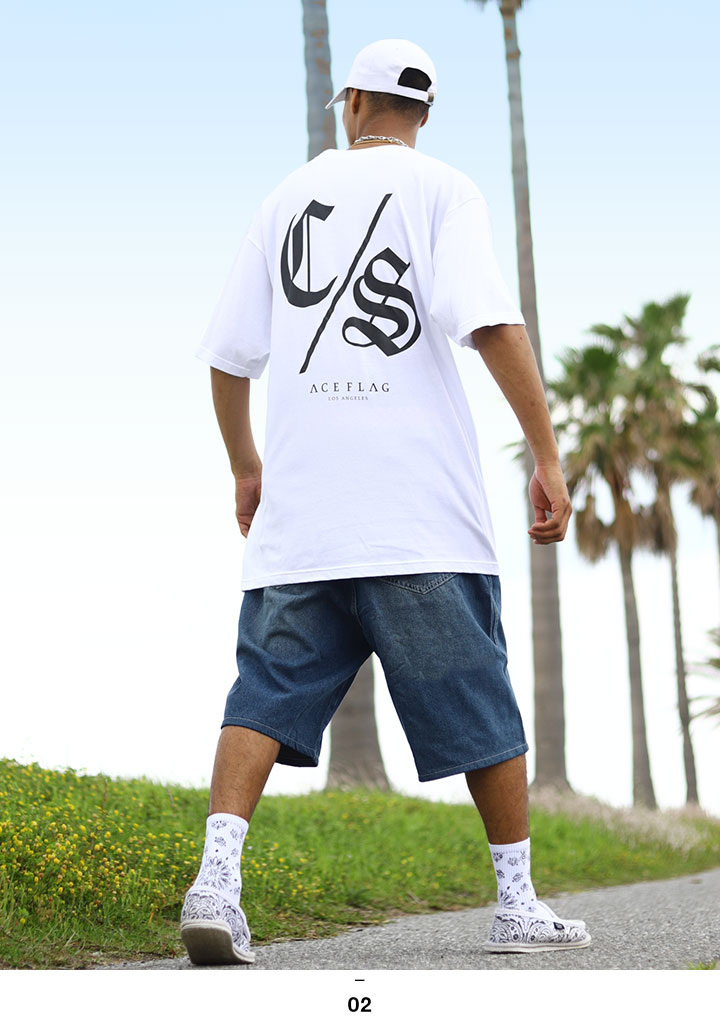 ACE FLAG �岼���å� Ⱦµ �֥��� C/S ���󥵥ե��� CS T����� �ǥ˥� �ϡ��եѥ�� �岼 ��� �ղ��� ��/�� �礭�������� �������ե�å� ���åȥ��å� G�ѥ� ������ �ӥå����륨�å� b�� �ҥåץۥå� ���ȥ꡼�ȷ� �ϥ� ���� AF-SE-TS-137