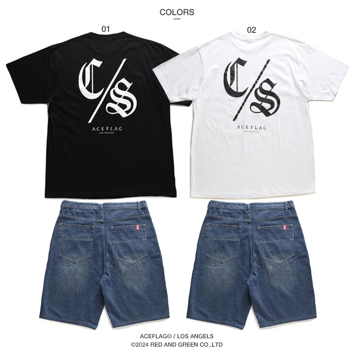 ACE FLAG �岼���å� Ⱦµ �֥��� C/S ���󥵥ե��� CS T����� �ǥ˥� �ϡ��եѥ�� �岼 ��� �ղ��� ��/�� �礭�������� �������ե�å� ���åȥ��å� G�ѥ� ������ �ӥå����륨�å� b�� �ҥåץۥå� ���ȥ꡼�ȷ� �ϥ� ���� AF-SE-TS-137