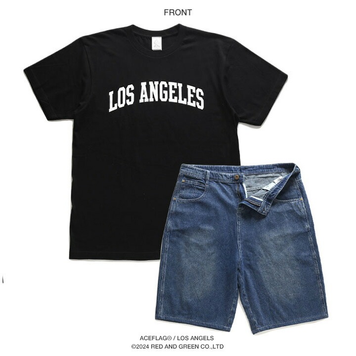 ACE FLAG �岼���å� Ⱦµ �֥��� LA �����󥼥륹 T����� �ǥ˥� �ϡ��եѥ�� �岼 ��� �ղ��� ��4�� �礭�������� �������ե�å� ���åȥ��å� �����ѥ� G�ѥ� ������ �ӥå����륨�å� b�� �ҥåץۥå� ���ȥ꡼�ȷ� �ϥ� ���� AF-SE-TS-138