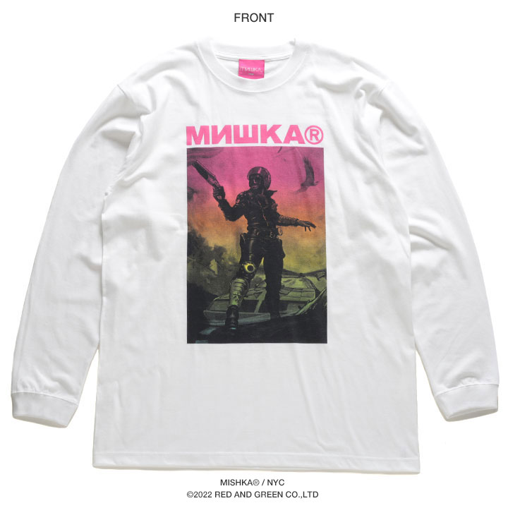 MISHKA ����T ��� �ս����� �� �� �ۥ磻�� �֥�å� �礭�������� �ߥ��� T����� Ĺµ ������� ���ä����� �ڤ��ؤ� KEEPWATCH �����ץ����å� ��̤�� ��� b�� �ҥåץۥå� �ե��å���� ���å� �Х�� ���ȥ꡼�ȷ� �ϥ� �֥��� �� M1025L