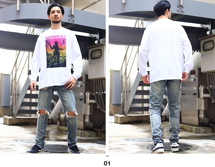 MISHKA ����T ��� �ս����� �� �� �ۥ磻�� �֥�å� �礭�������� �ߥ��� T����� Ĺµ ������� ���ä����� �ڤ��ؤ� KEEPWATCH �����ץ����å� ��̤�� ��� b�� �ҥåץۥå� �ե��å���� ���å� �Х�� ���ȥ꡼�ȷ� �ϥ� �֥��� �� M1025L